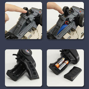 <span class=keywords><strong>Voiture</strong></span> télécommandée WPL D12Mini 1/16 2WD, camion tout-terrain, modèle de véhicule RC avec éclairage LED, <span class=keywords><strong>voiture</strong></span> RC tout-terrain - Product Image 5