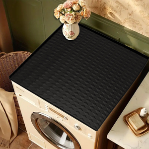 Tapis de protection en caoutchouc pour lave-linge séchant personnalisé Housse de protection en silicone antidérapante pour lave-linge domestique - Product Image 1
