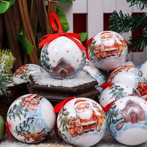 Boules de Noël en mousse de 75 mm pour décorations d'arbre, pendentifs de dessin animé, modèle Nouvel An 75 289L - Product Image 2