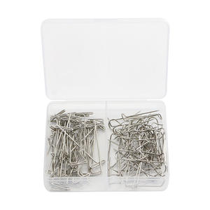 Uニードル23mmとTニードル38mmダブルボックスセット100個ウィッグヘアエクステンションソーイングピン23mm + 38mmソーイングニードル - Product Image 6