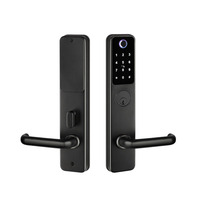 Cerradura Inteligente para Puerta con Huella Dactilar, Contraseña, Tarjeta IC, Control Remoto Ttlock Tuya, Entrada sin Llave, Cerradura para Puerta Principal para el Hogar