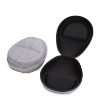 Étui de transport pour écouteurs de grande capacité, étui de protection rigide en EVA OEM, fermeture éclair, anti-poussière, sac de rangement pour casque, outil de transport