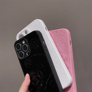 Étui de téléphone portable tendance pour iPhone 16 Pro Max, Chrome Apple 12 13 14 15 Plus, coque 17 Air Cross, couverture intégrale, vente en gros - Product Image 6