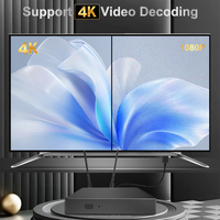 Boîtier Smart TV Canzone 2025 4GB/32GB Quad Core Android 14 avec OS Linux personnalisé, lecteur multimédia numérique 4K avec WiFi double bande pour le streaming