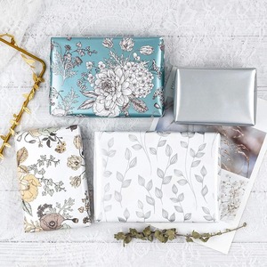 Floral Pattern Eco-Friendly PE Coated Waterproof Art <b>Paper</b> <b>Roll</b> Double-Sided Offset Printing 100GSM Gift <b>Wrap</b> Packaging - Product Image 5