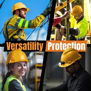 Cascos de Seguridad Ventilados para la Construcción - Cascos Resistentes a Impactos de ABS Multicolores para el Lugar de Trabajo Industrial - Product Image 5