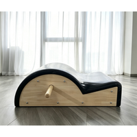 Correcteur de posture et d'étirement pour Pilates en bois massif, portable, silencieux, réglable, avec soutien lombaire, couleur de cuir personnalisable