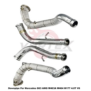 ระบบท่อลง Vortex SS304 ป้องกันความร้อน สำหรับ Mercedes G63 AMG W463A W464 M177 4.0T V8 2019-2024 ชุดแต่งมอเตอร์สปอร์ต - Product Image 3