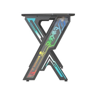 V-يتصاعد X على شكل الأشعة فوق البنفسجية المطبوعة الاكريليك أرجل طاولة الألعاب الجدول تحت 100 مع شخصية سطح المكتب الطوطم - Product Image 2