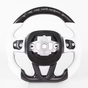 Volant intelligent LED personnalisé de luxe adapté aux <span class=keywords><strong>Dodge</strong></span> Charger Challenger Hellcat Durango <span class=keywords><strong>SRT</strong></span> 2015+ en fibre de carbone véritable - Product Image 6