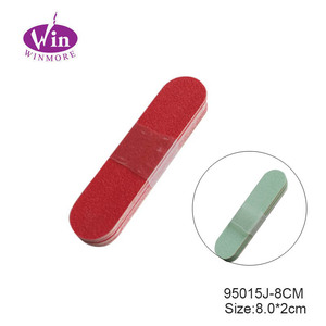 Kích thước nhỏ 8cm giá rẻ đầy màu sắc Emery Board dùng một lần móng tay bằng gỗ tập tin - Product Image 5