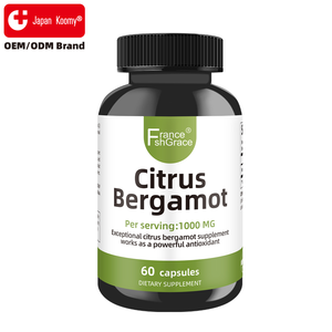 Fabricante de Suplementos de Bergamota Cítrica de Marca Privada, Apoyo para Mejorar la Energía y la Concentración en Hombres y Mujeres, 60 Cápsulas de Bergamota Cítrica - Product Image 1