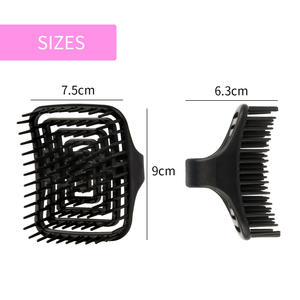 Masajeador de cuero cabelludo para el cabello, cepillo de champú de plástico, cuidado del cuero cabelludo suave, mango de ventilación impermeable, cepillo de pelo para cuero cabelludo - Product Image 5