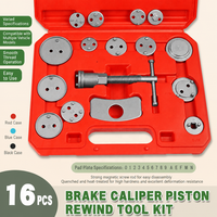 Kit d'outils de réinitialisation d'étrier de frein à disque, outil de compression de piston, kit de remplacement de plaquettes de frein, outil de réparation automobile