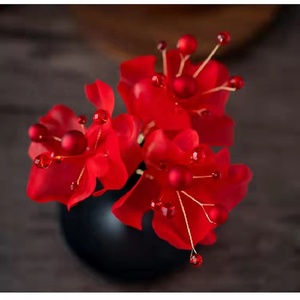 Fleur douce épingle à cheveux de mariée en alliage U pince à cheveux <span class=keywords><strong>chignon</strong></span> Clip Floral couvre-chef pour <span class=keywords><strong>mariage</strong></span> - Product Image 4