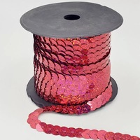Vente en gros d'usine - Ruban de paillettes PVC 6 mm - Paillettes holographiques laser argentées et dorées - Rouleaux de paillettes pour chaussures, vêtements, sacs