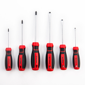 6 pièces outils à main promotionnels multifonctionnels fente électroplaquée créative philip tête plate CR-<span class=keywords><strong>V</strong></span> jeu de tournevis magnétique - Product Image 3