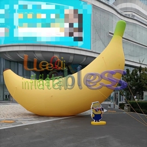 Modelo de globo de plátano inflable gigante de Pvc, modelo de felpa de Mascota de globos de frutas inflables para decoraciones publicitarias - Product Image 4