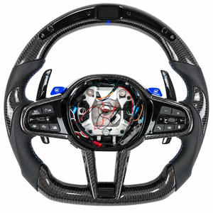 Volant sport en fibre de carbone 3 branches 40 mm pour CS M1-M6 M340i CSL GTS F82-F90 G80 pour A90 Supra - Product Image 5