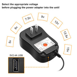 Adaptador de Corriente Multifuncional de 45W, Fuente de Alimentación con Voltaje Ajustable de 5-15V, Enchufe CC, Material Ignífugo para PC - Product Image 3