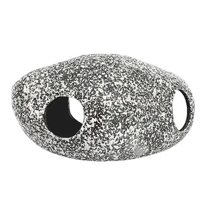 Casa de camarones, maceta de arcilla de forma especial, casa de refugio de piedra especial para peces Sanhu, adecuada para la cría y el descanso de besugos, cíclidos - Product Image 1