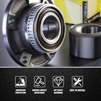 PAROD 513276 Ensemble de roulements de moyeu de roue avant 2 pour 2007-2009 Chevy Equinox Pontiac Torrent Suzuki XL-7 2012-2015 Captiva