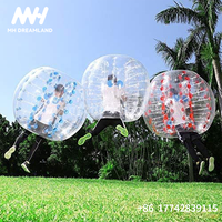 Boule gonflable pour adulte TPU et PVC Points colorés Bulle humaine Football Body Zorb Suit Basketball Toys