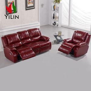 Alibaba moderno estilo Rural francés cuero reclinable sofá seccional conjuntos MARCO DE Metal muebles de sala de estar - Product Image 2