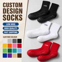 Chaussettes de course en laine mérinos en gros, anti-odeur, respirantes, chaussettes de sport athlétiques, logo personnalisé, chaussettes de sport d'entraînement rembourrées