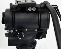 Tête fluide professionnelle pour trépied de diffusion CCTV Chewa CH20 100 mm pour caméscope de 20 kg, comparable à Oconnor 1040