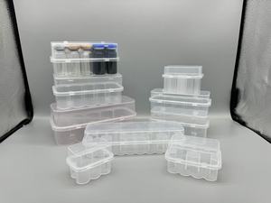 24-Cell 3ml Vial <b>Storage</b> <b>Box</b> Recyclable PP Plastic Transparent Shockproof Cosmetic Organizer with Embossing Recycled <b>Materials</b> - Product Image 6