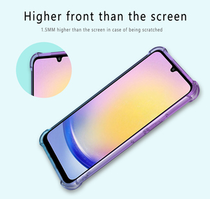 Funda Transparente para <span class=keywords><strong>Samsung</strong></span> A25 con Degradado de Color, Esquinas Anti-Impactos, Funda Protectora de TPU Suave para <span class=keywords><strong>Samsung</strong></span> <span class=keywords><strong>Galaxy</strong></span> A25 5G - Product Image 4