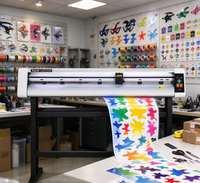 Mesin Potong Stiker Teneth Manufacturer Contour Cutting Plotter De Corte dengan Kamera CCD Graph Plotter