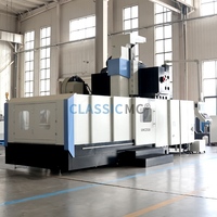 Centre d'usinage à portique double colonne grand format GMC2518 avec table de travail large pour le fraisage de moules et matrices lourdes