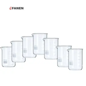 Fanen 900ml Borosilicate Scientific Beakers For Laboratory Chemistry Lab High Temperature Resistance Glass Beaker