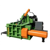 Presse à balles hydraulique horizontale pour métaux ferreux, compacteur de métaux robuste pour le recyclage des ferrailles de fer, d'acier, d'aluminium et de cuivre