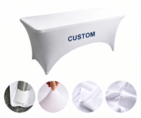 Housse de table extensible sur mesure pour banquets, conférences, galas, hôtels et traiteurs
