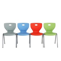 Meubles scolaires en plastique les plus vendus - Chaises d'écolier, chaises d'école colorées et empilables, chaises de bureau