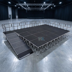 เวทีพับได้อัจฉริยะแบบพกพาพร้อมทางลาดและราวกั้น - Product Image 1