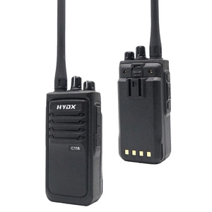 Hydx C118 Talkie-walkie 400-470 MHz Radio analogique Communication pour chantier extérieur et utilisation hôtelière - Product Image 3