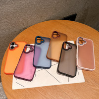 Casing HP Matte Hard PC Anti-Slip Tahan Banting untuk iPhone 17 Air 16 15 13 Pro Max 11 12 6 7 8 XS XR SE20
