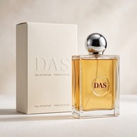 Botella de Perfume de Vidrio Vacía de 100 ml, con Tapa Esférica y Pared Gruesa, Suministro al por Mayor Directo de Fábrica, Etiqueta Privada Personalizada