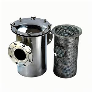 ANSI CE Flanschen den Dn200 T Typ Sieb korb Edelstahl SS304 Manuelles Hochtemperatur-Druck reduzier sieb