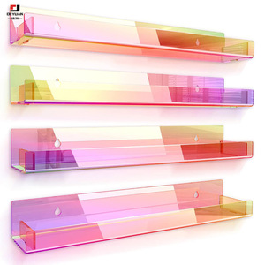 Óng ánh hình chữ U kệ sách Acrylic kệ trưng bày bán lẻ kệ giày Acrylic cho tường - Product Image 1