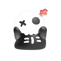 Lampe de nuit LED en silicone compressible, motif Peinture célèbre 'Scream' d'Halloween, à trois réglages, ornement de bureau