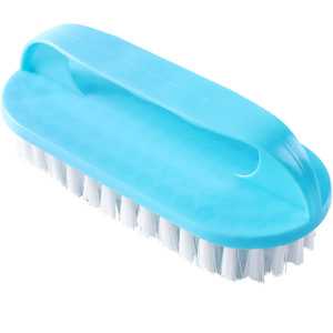 Guo Lin <b>Shoe</b> Brush <b>Soft</b> Nylon Bristles Plastic Portable For Cleaning <b>Shoes</b> And Clothes 3 Pieces Green Blue Pink - Product Image 5