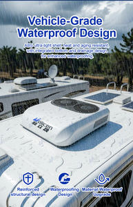 Aire Acondicionado de Techo Holicen de 12V, Unidad de Aire Acondicionado Eléctrico para Autocaravanas, Tractores, Estacionamiento, Aire Acondicionado de CC de 24V para Camiones, Autobuses y Furgonetas - Product Image 5