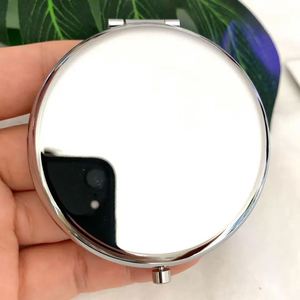 Customized Rose Gold Mirror for <b>Makeup</b> <b>Compact</b> Cosmetic Mirror Engraving Logo - Product Image 3