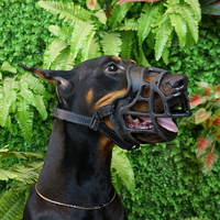 Chine usine chien museau accessoires pour animaux de compagnie, chien bouche museau masque silicone souple drôle mignon cochon n