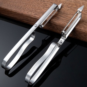 Stainless Steel <b>Fruit</b> Peeler <b>Vegetable</b> Peeler 2 Pieces Easy To Clean Versatile Kitchen <b>Tool</b> - Product Image 1